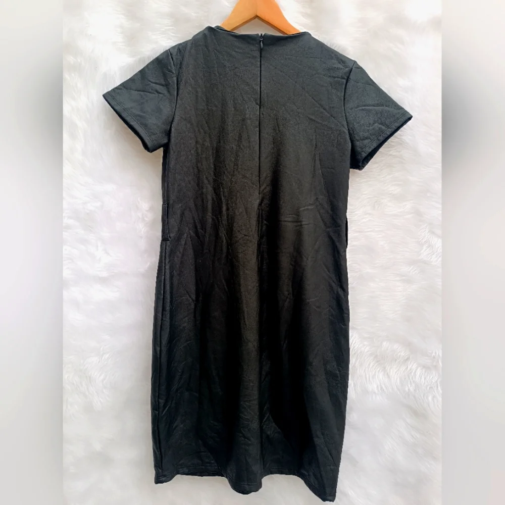 V Leather Dress - Picture 6 of 7